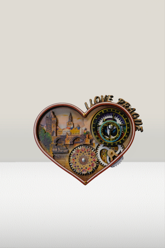 Prague Astronomical Clock Magnetic 3D Fridge Magnet Souvenir